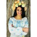 Embroidered blouse "Traditions Blue 2"